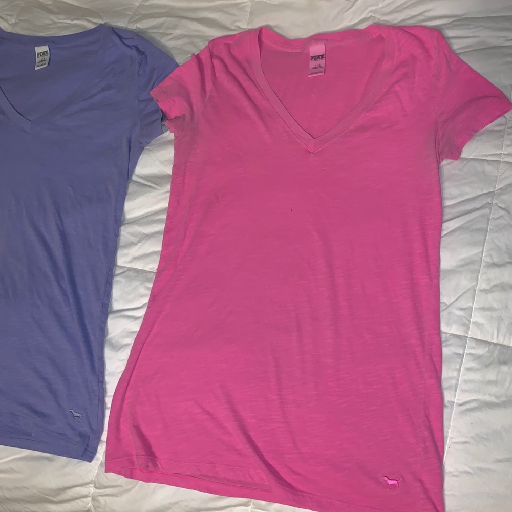 Large size VS Pink Everyday Vneck Tee